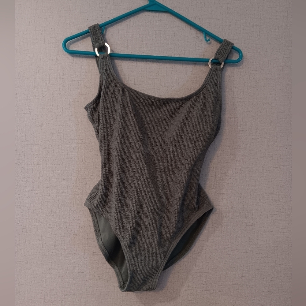 MICHAEL Michael Kors Dark Green One Piece Swimsuit Sz 6